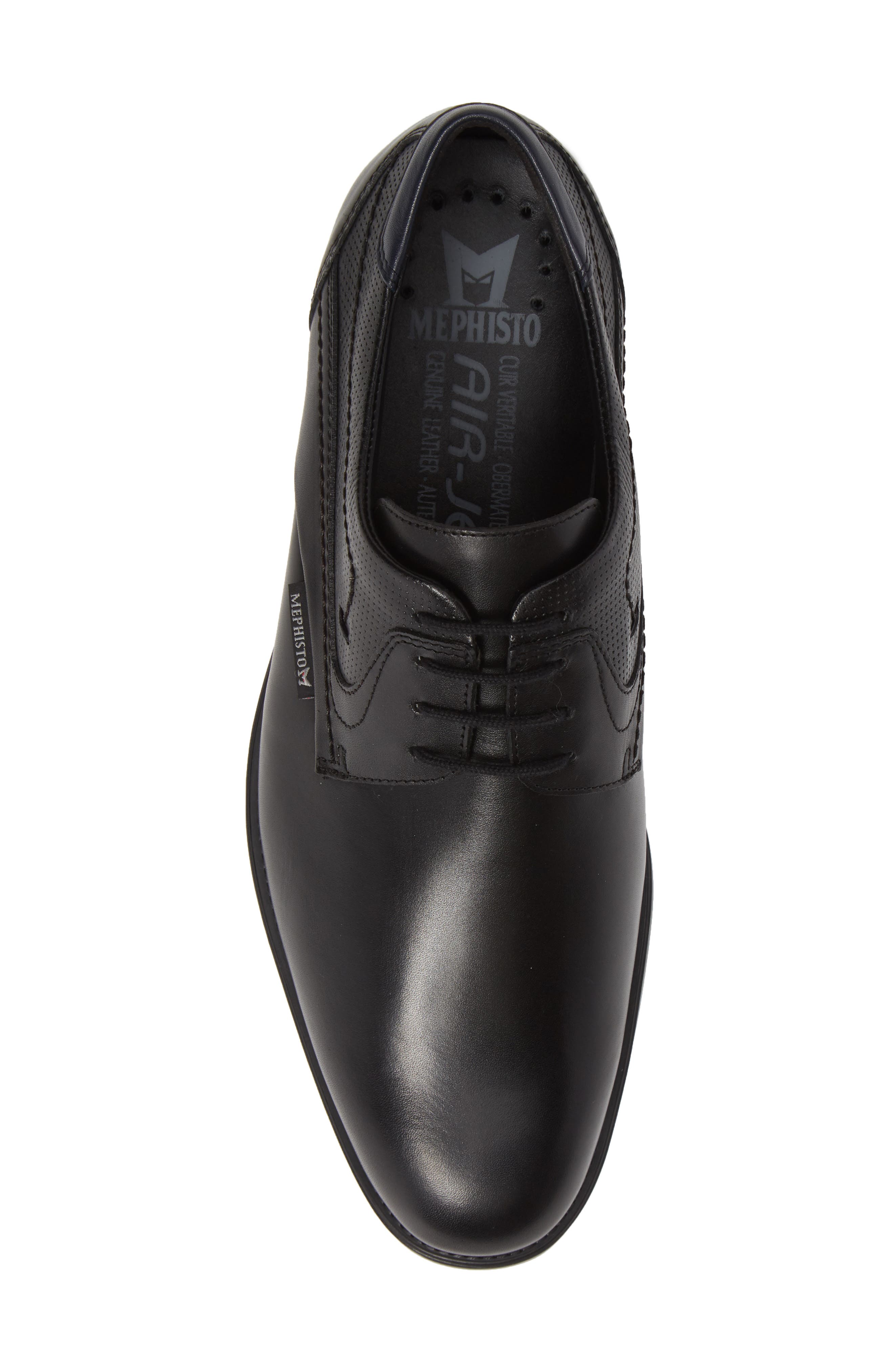 Cirus Plain Toe Derby, Alternate, color, BLACK/ NAVY LEATHER