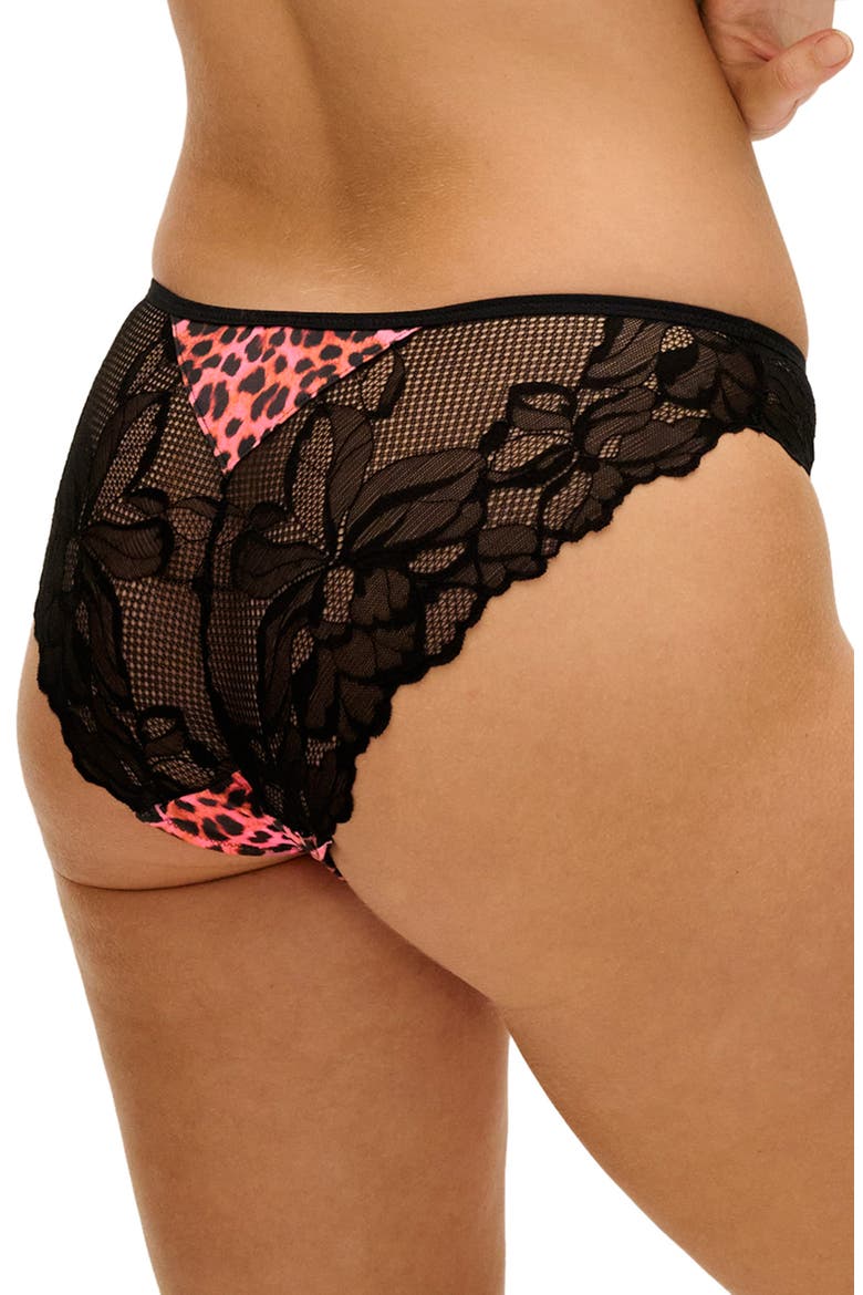 Cherish Me Briefs, Alternate, color, PINK FLAMBE