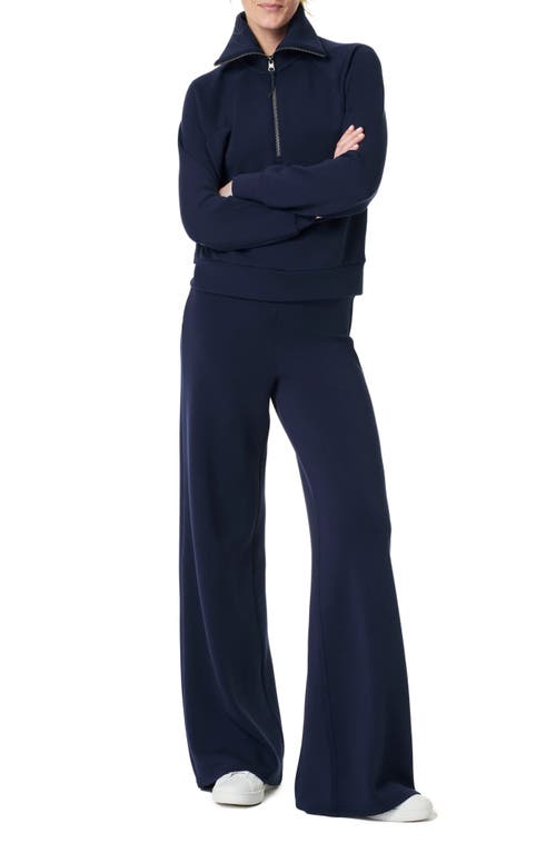 Spanx Airessentials Wide Leg Pant In Timeless Navy In Blue