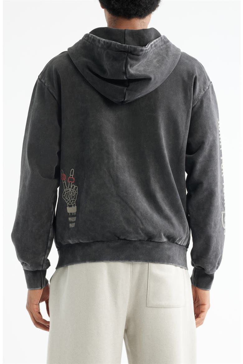 City Reapers Scythe Zip Hoodie, Alternate, color, BLACK