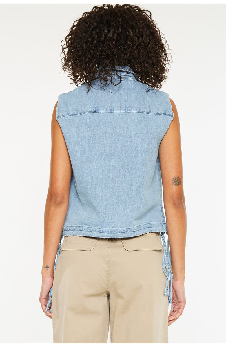 KanCan Bianca V-Neck Sleeveless Shirt, Alternate, color, 