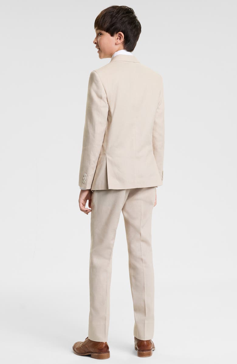 Tallia Kids' Linen Blend Suit Jacket, Alternate, color, Beige