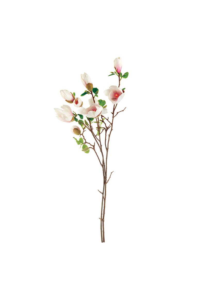 Japanese Magnolia Artificial Blossoms 37" Bundle of 2, Main, color, Pink