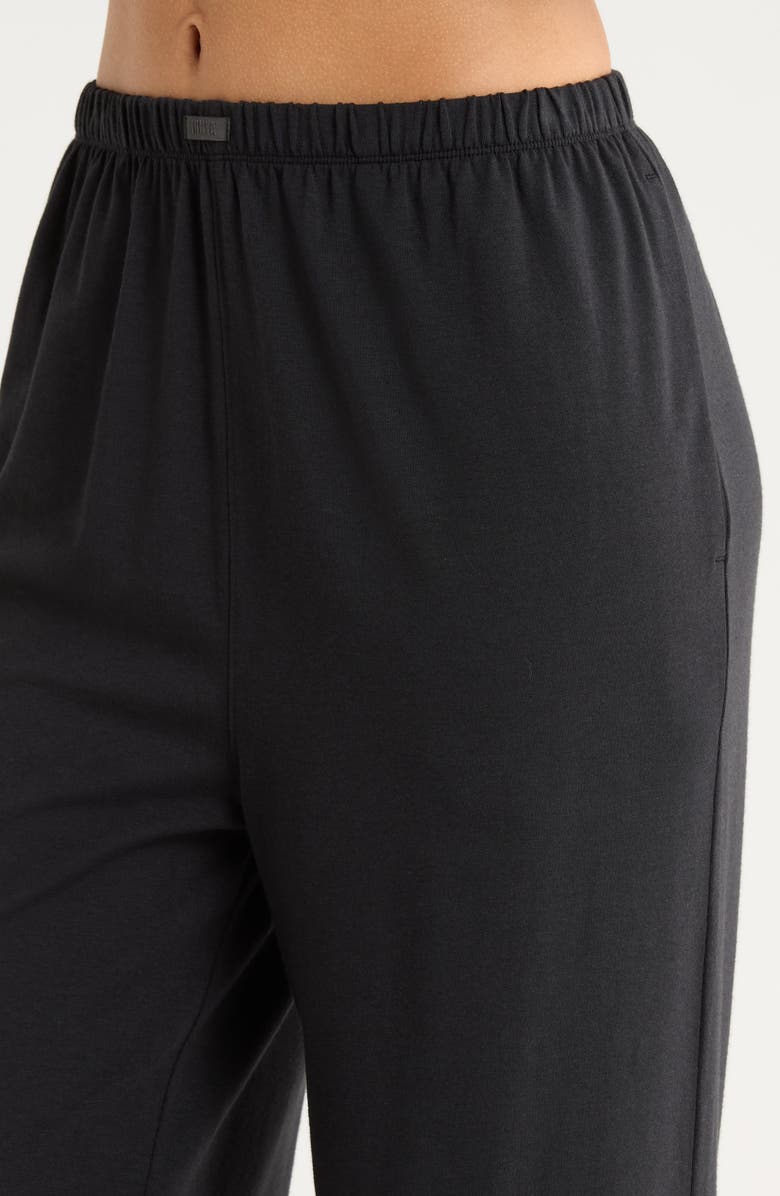 Lunya Slumberknit<sup>™</sup> Pajamas, Alternate, color, Immersed Black/ Delicate Pink