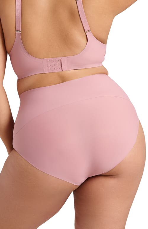 Siella Invisible High Waist Shaping Brief In Pink
