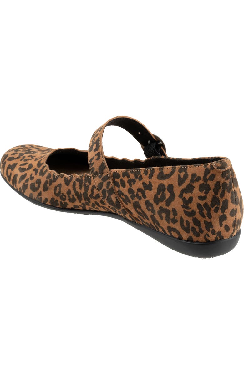 SoftWalk<sup>®</sup> Sugar Mary Jane Flat, Alternate, color, Tan Leopard