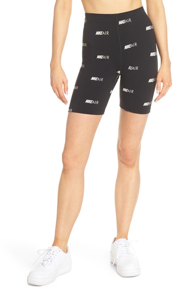 Nike Sportswear Air Print Bike Shorts, Main, color,