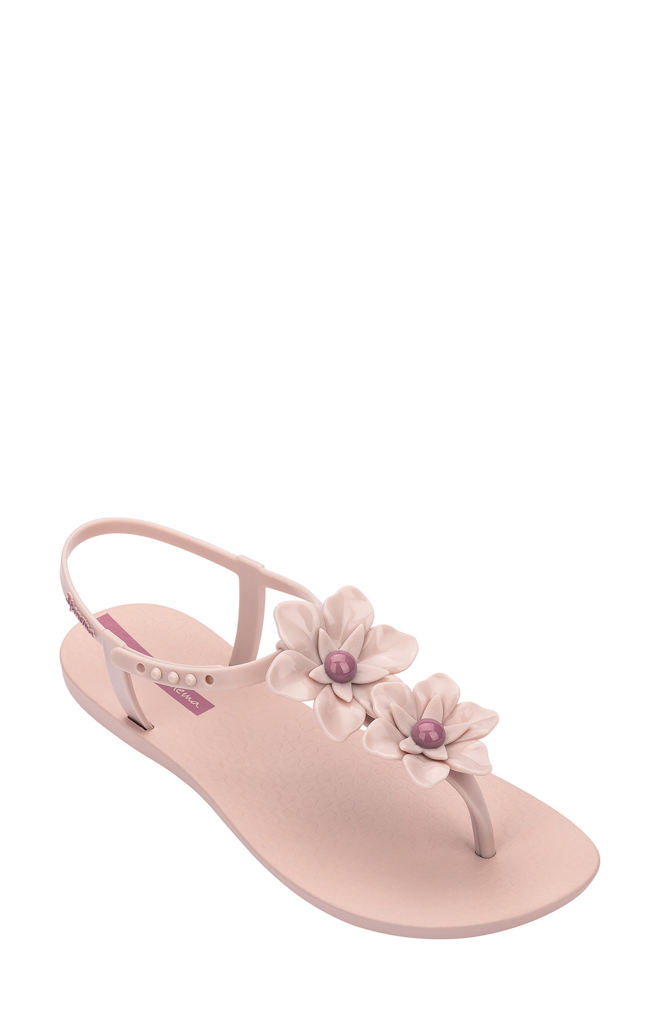 Flowers Sandal, Main, color, LILAC