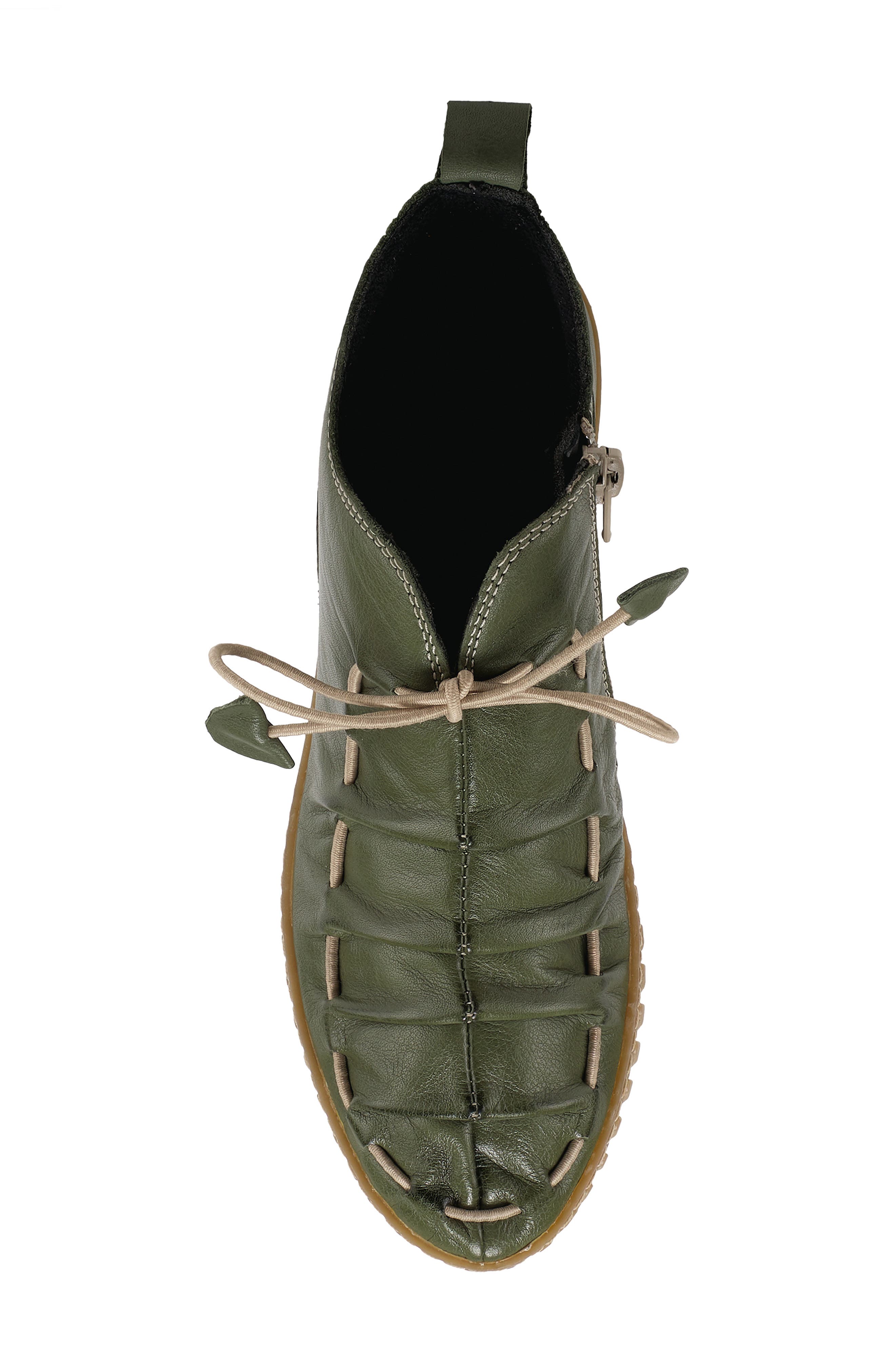 Spring Step Nespea Desert Bootie, Alternate, color, Olive Green