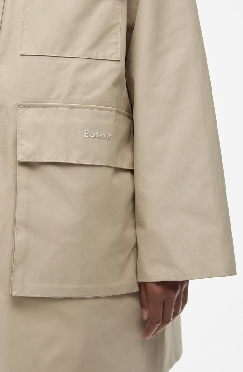 Barbour Khai Waterproof Hooded Raincoat, Alternate, color, 