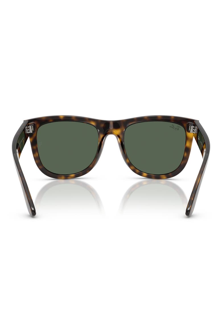 Wayfarer Reverse 50mm Square Sunglasses, Alternate, color, DK HAVANA