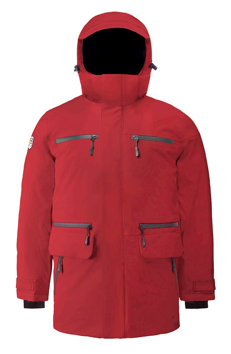 Triple F.A.T. Goose Staden Men's Down Parka, Alternate, color, Red
