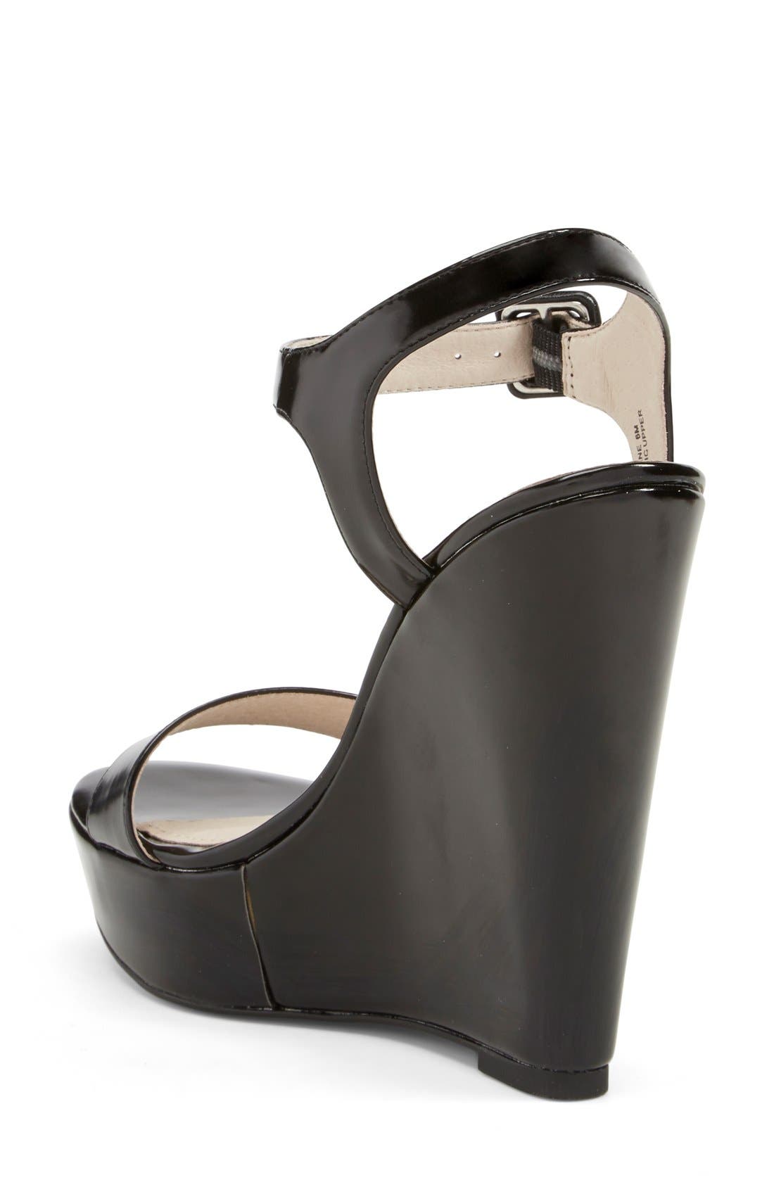 Steve Madden 'Prestine' Wedge Sandal, Alternate, color, 