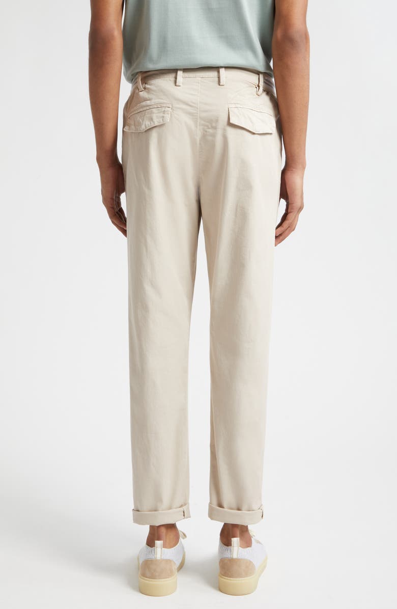 Eleventy Drawstring Waist Stretch Cotton Pants, Alternate, color,