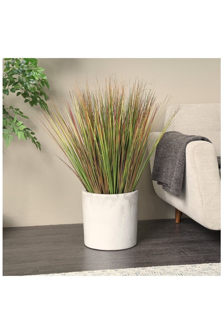 Red Faux Foliage Artificial Plant, Alternate, color, GREEN