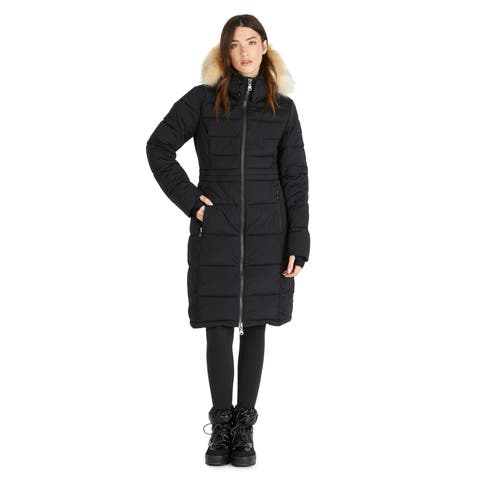 Jupiter Stretch Long Quilted Puffer