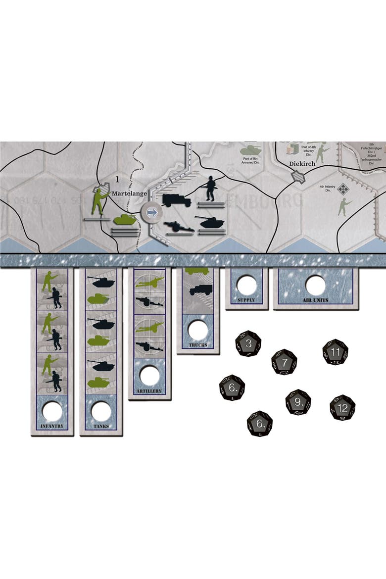 Axis & Allies Battle Of The Bulge Wwii Strategy Board Game, Ages 14+, Alternate, color, Multicolored