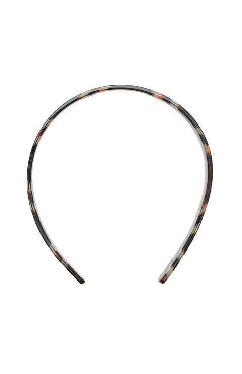 Check Acetate Headband