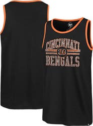 '47 Men's '47  Black Cincinnati Bengals Winger Franklin Tank Top