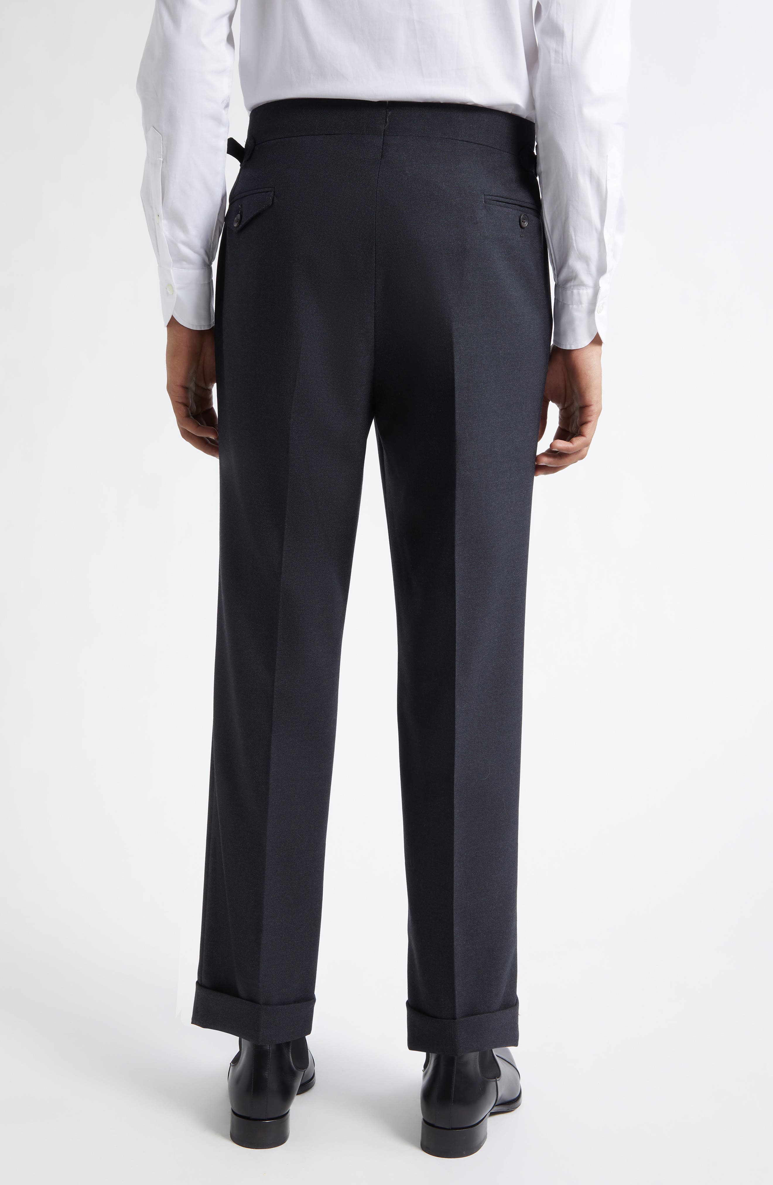 Waverly Single Pleat Tapered Trousers - image 2