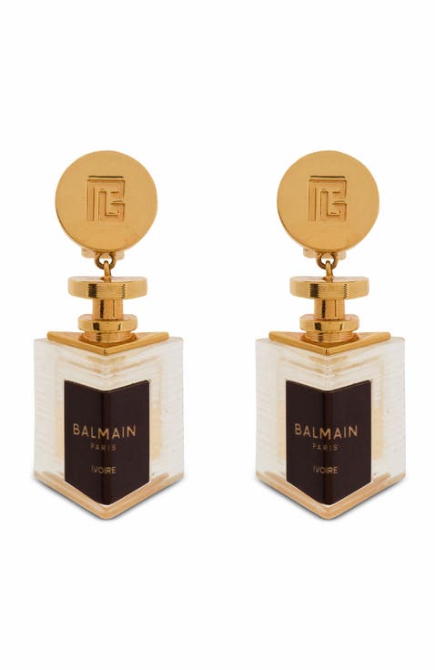 Brass Perfume Earrings