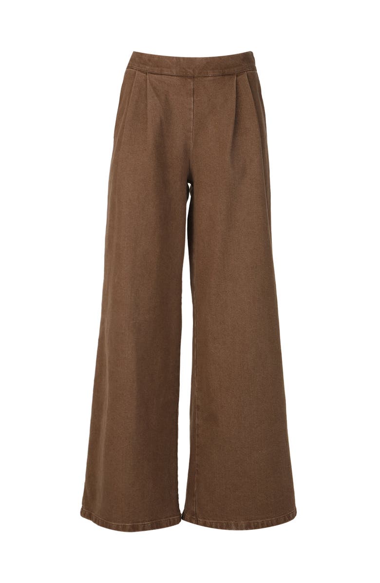 Alexandra Bueno Moccha Latte Classic Wide Pant, Main, color, Brown