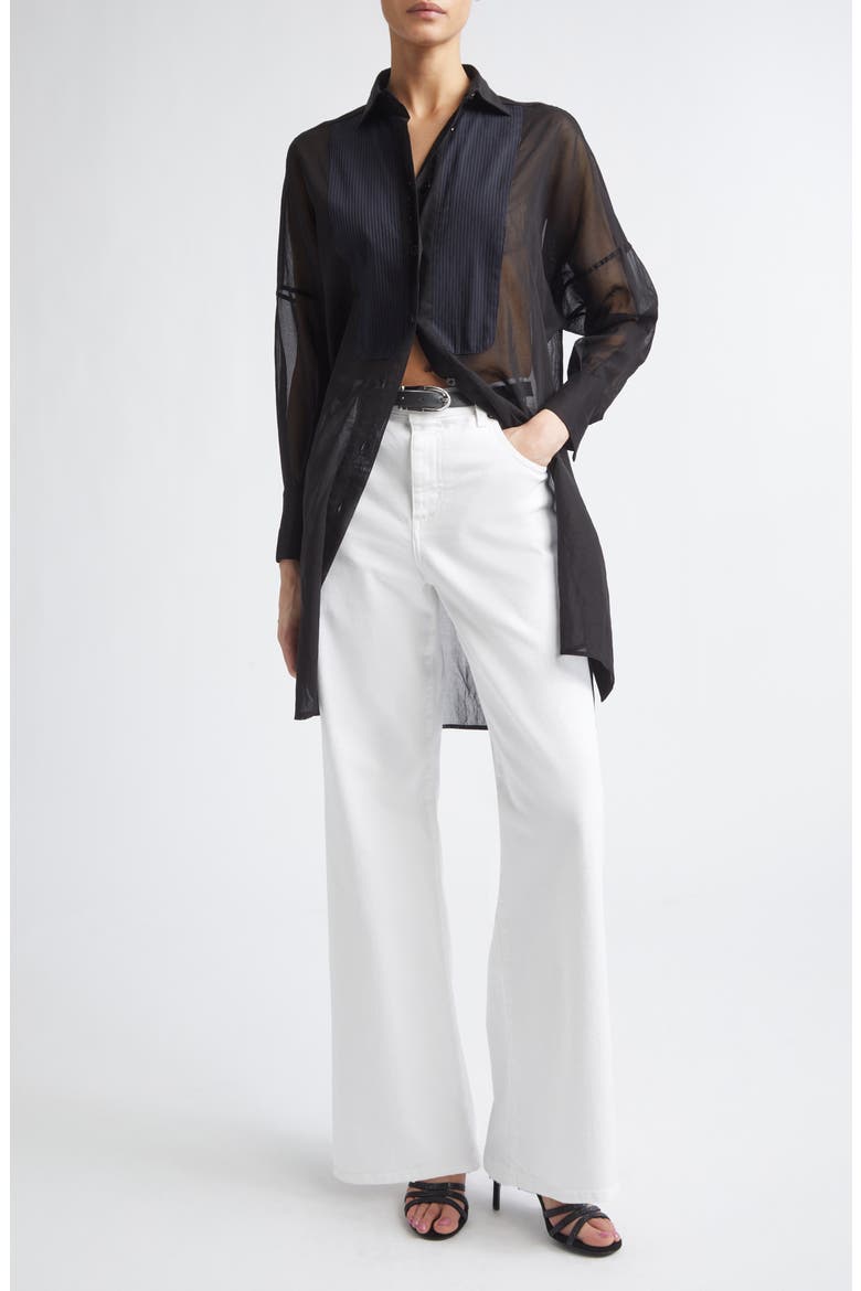 Straight Leg Bull Pants, Alternate, color, WHITE