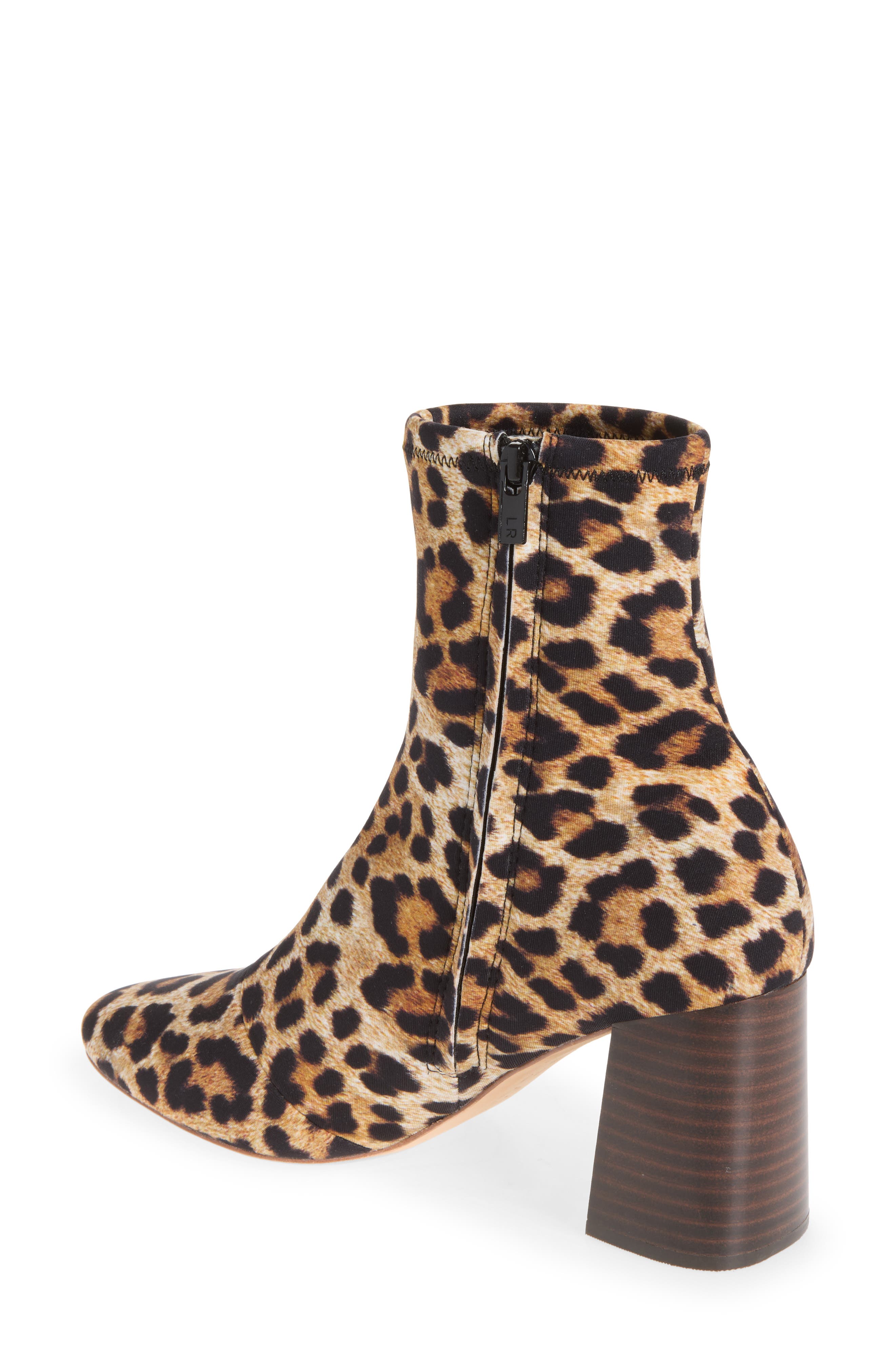 Elise Stretch Bootie, Alternate, color, LEOPARD