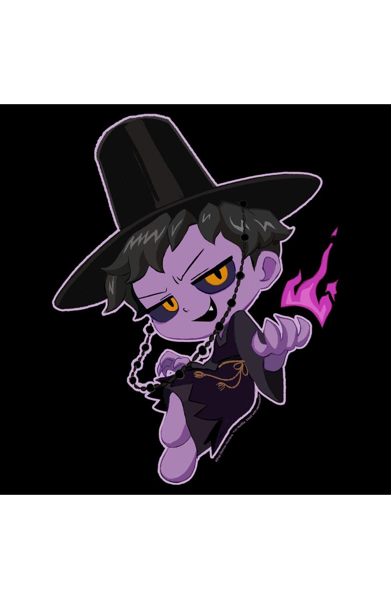 KPop Demon Hunters Men's KPop Demon Hunters Devil Jinu  Graphic T-Shirt, Alternate, color, Black