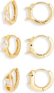 NORDSTROM RACK 3-Pack Hoop Earrings