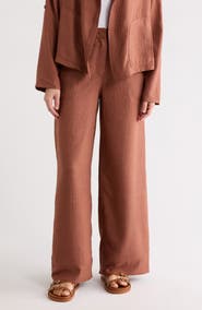 MAX STUDIO Easy Wide Leg Pants