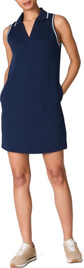Airpiqué Sleeveless Polo Dress