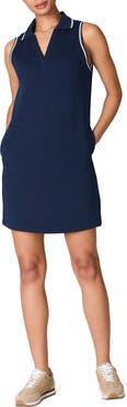 SPANX® Airpiqué Sleeveless Polo Dress