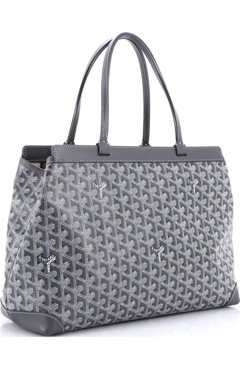 Pre-Owned Goyard Bellechasse Bag Coated Canvas PM, Alternate, color, Gray