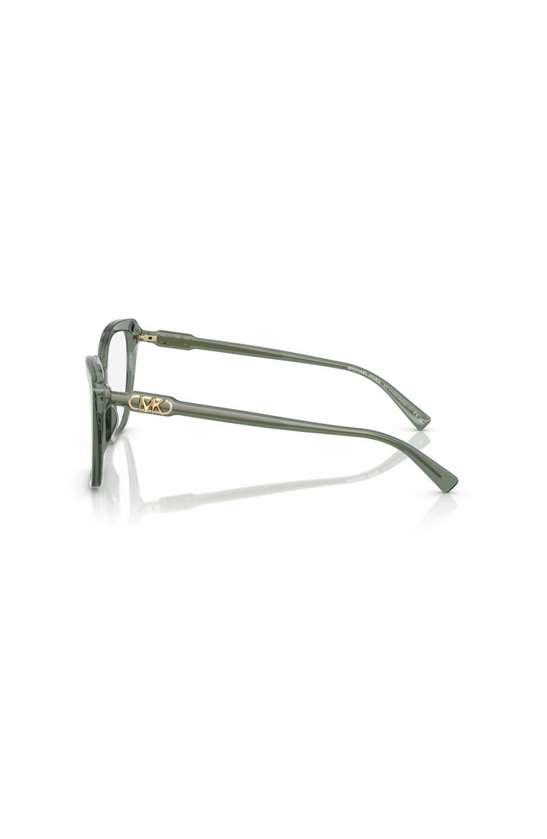 Michael Kors 53mm Square optical glasses, Alternate, color, Green