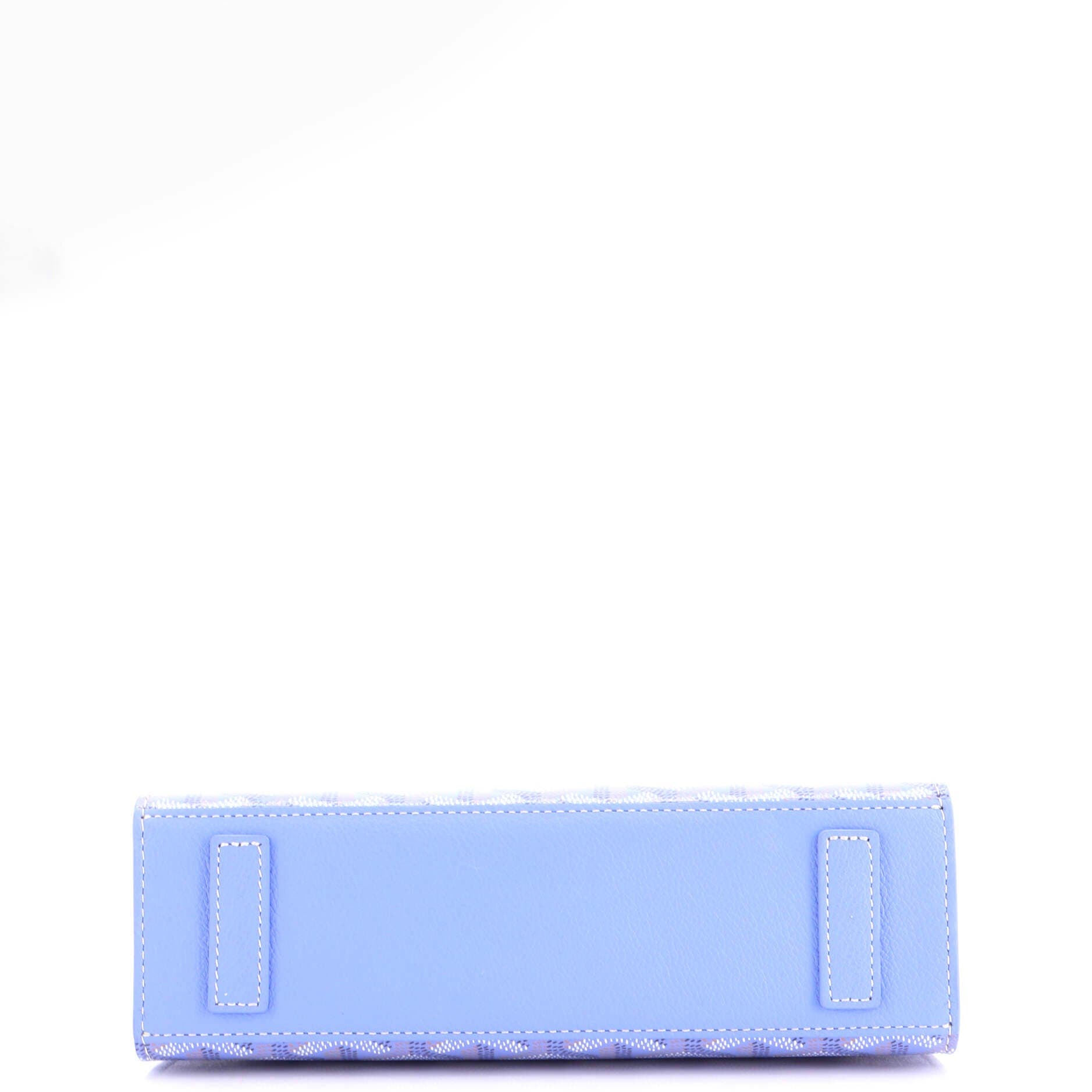 Pre-Owned Goyard Structured Rouette Chain Shoulder Bag Coated Canvas Mini, Alternate, color, Blue