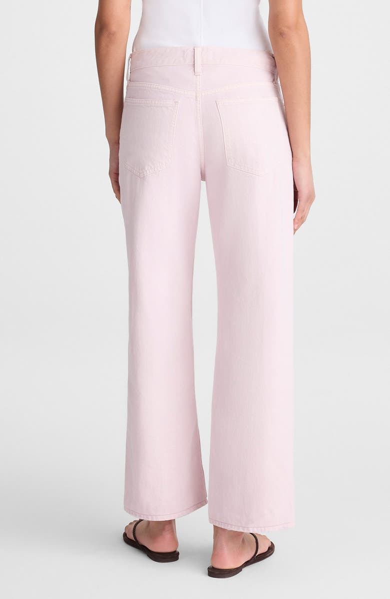 Madewell Low Slung Baggy Crop Jeans, Alternate, color, Marble Lilac