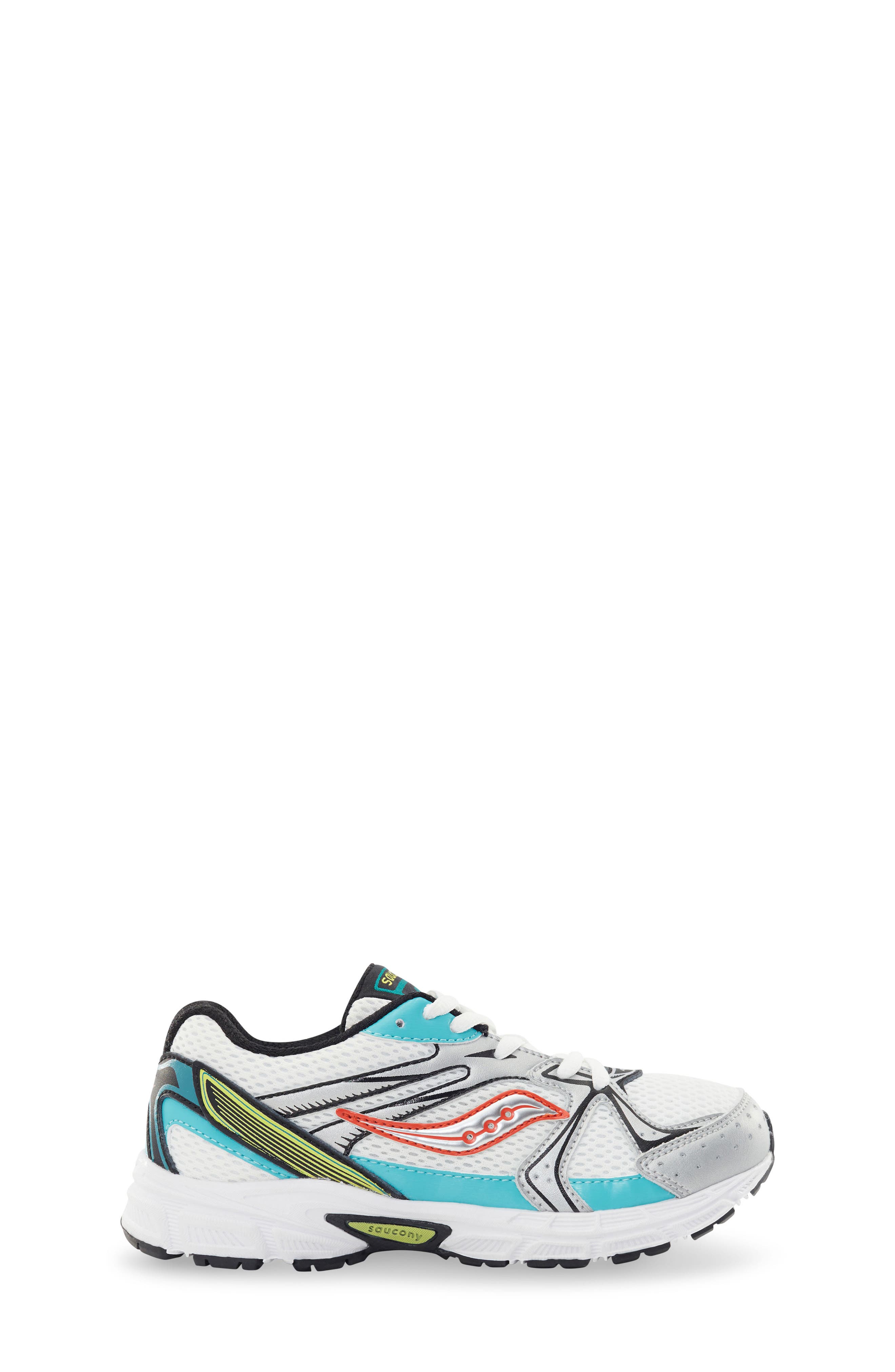 Saucony Kids
 Ride Millennium Sneaker, Alternate, color, White/ Mutant