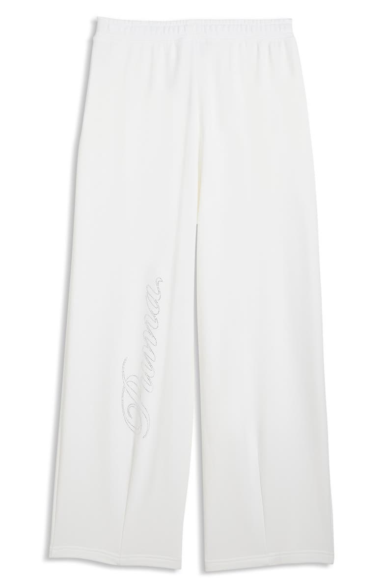 PUMA Essential Graphic Leo Luxe Bedazzled Track Pants, Alternate, color, 