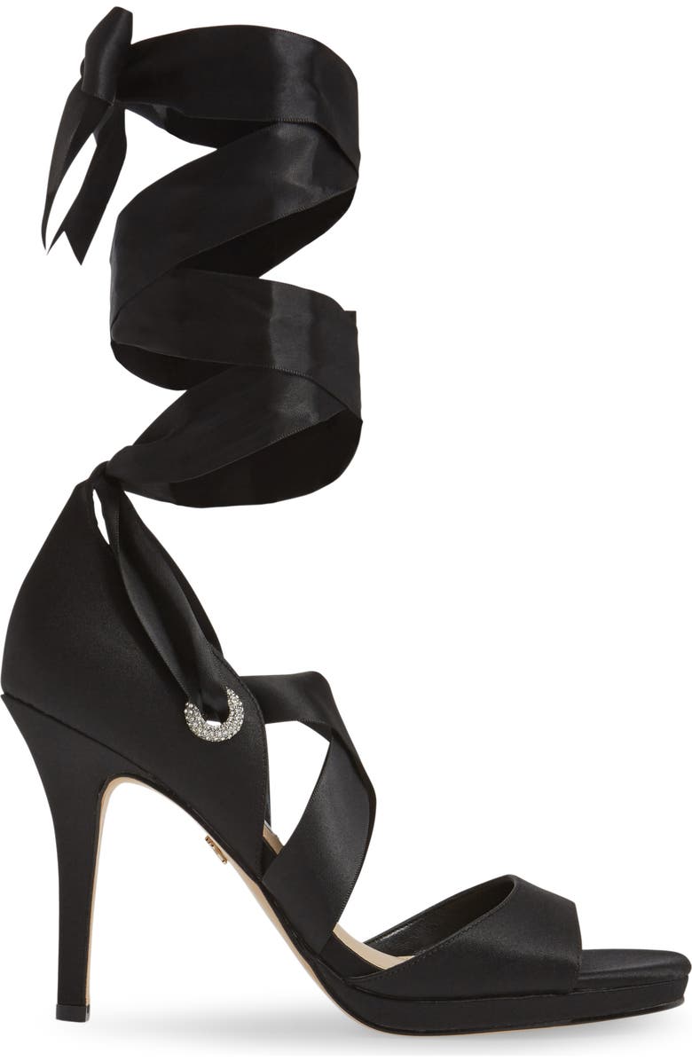 Nina Ramira Ankle Tie Sandal, Alternate, color,