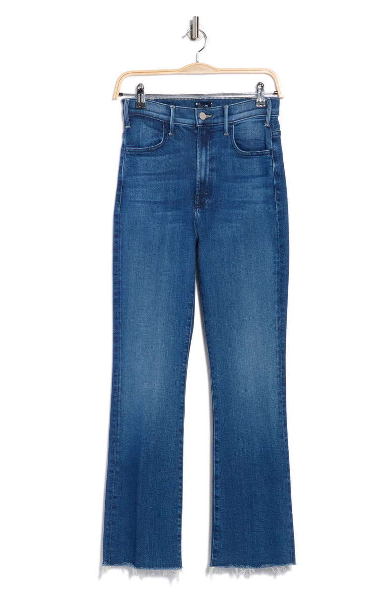 MOTHER The Hustler Flood Fray Hem Jeans, Alternate, color, 