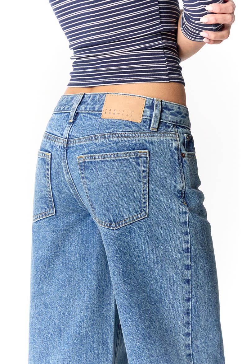Casey Low Rise Baggy Jeans, Alternate, color, DARK INDIGO
