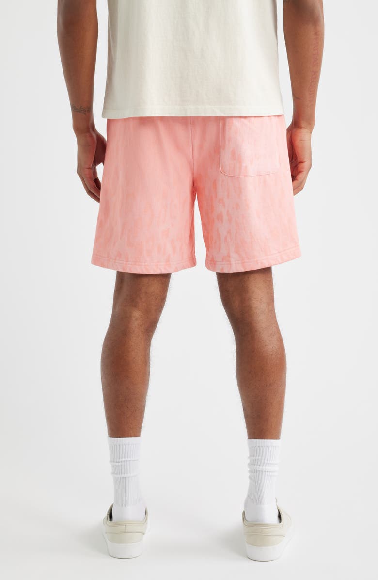 SANTO STUDIO Preda Cotton Pull-On Shorts, Alternate, color, Salmon
