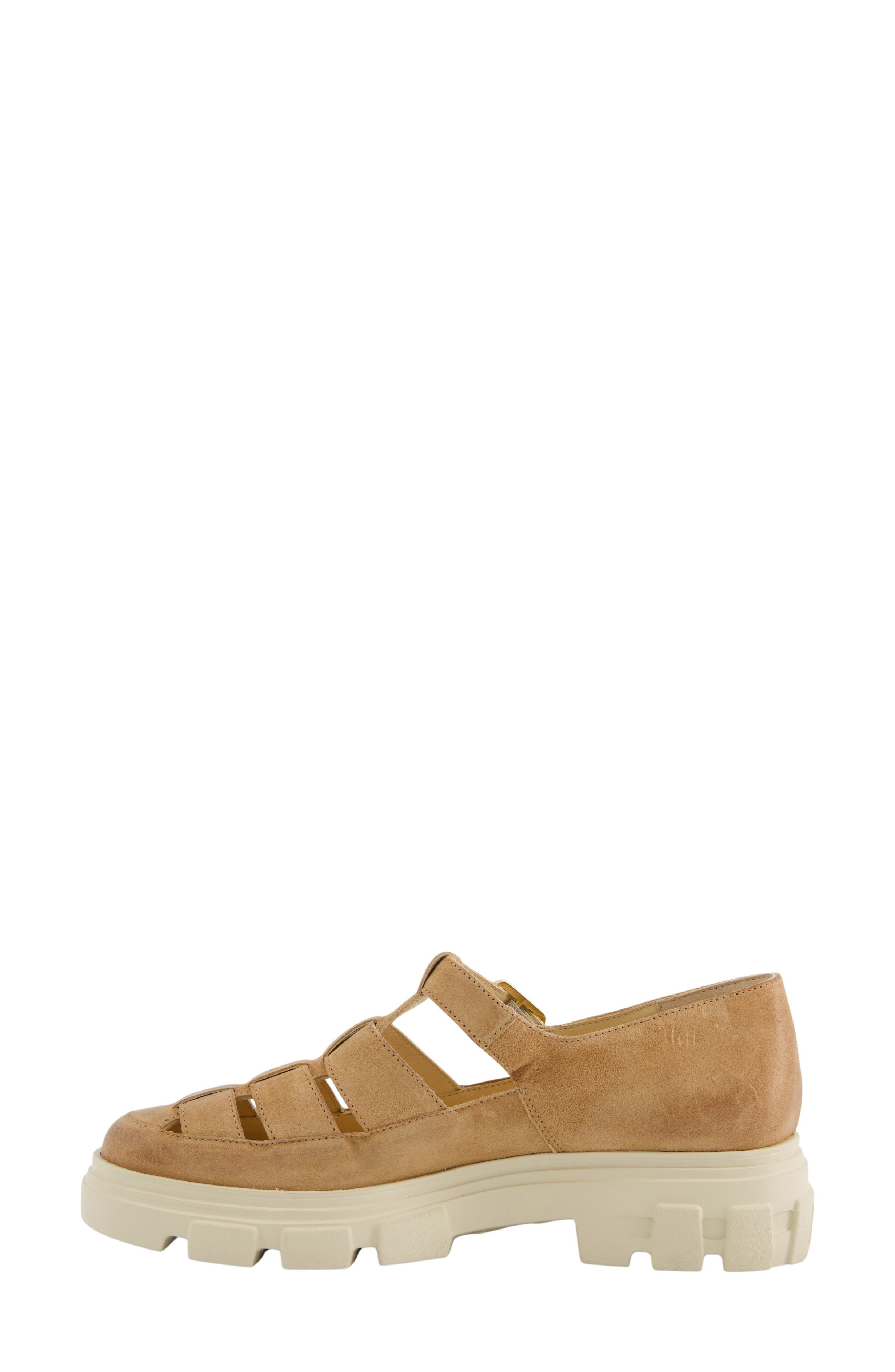 Paul Green Drea Fisherman Sandal, Alternate, color, Dakar Natural Suede