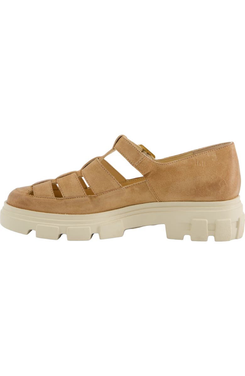 Paul Green Drea Fisherman Sandal, Alternate, color, Dakar Natural Suede
