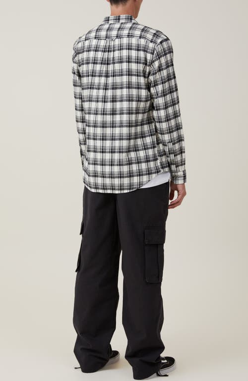 Shop Cotton On Baggy Cargo Pant In Black Ripstop