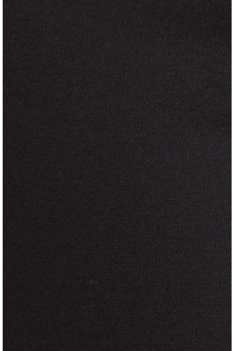 High Waist Ankle Kick Flare Ponte Pants, Alternate, color, BLACK