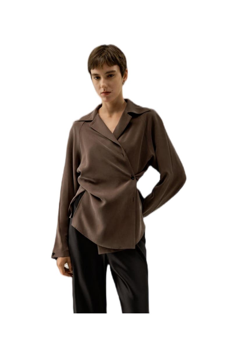 Lilysilk Multipositional Silk Shirt, Main, color,