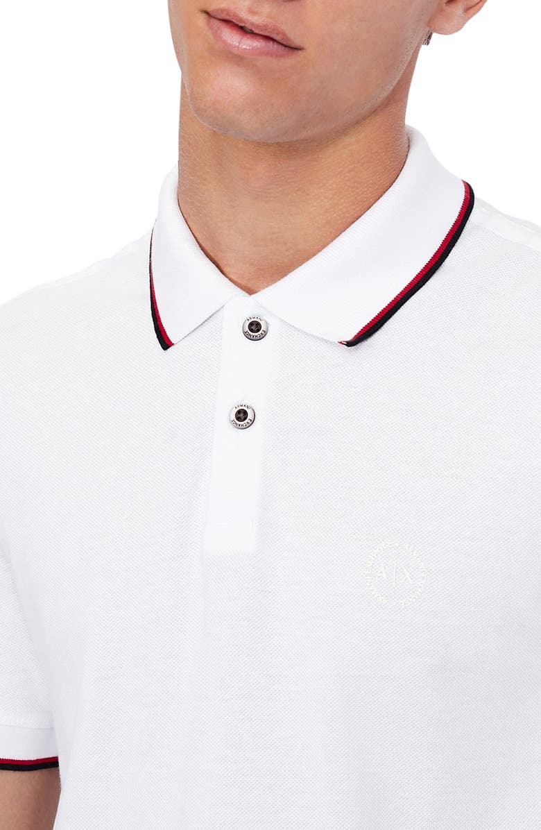 Armani Exchange Tipped Piqué Polo, Alternate, color, 