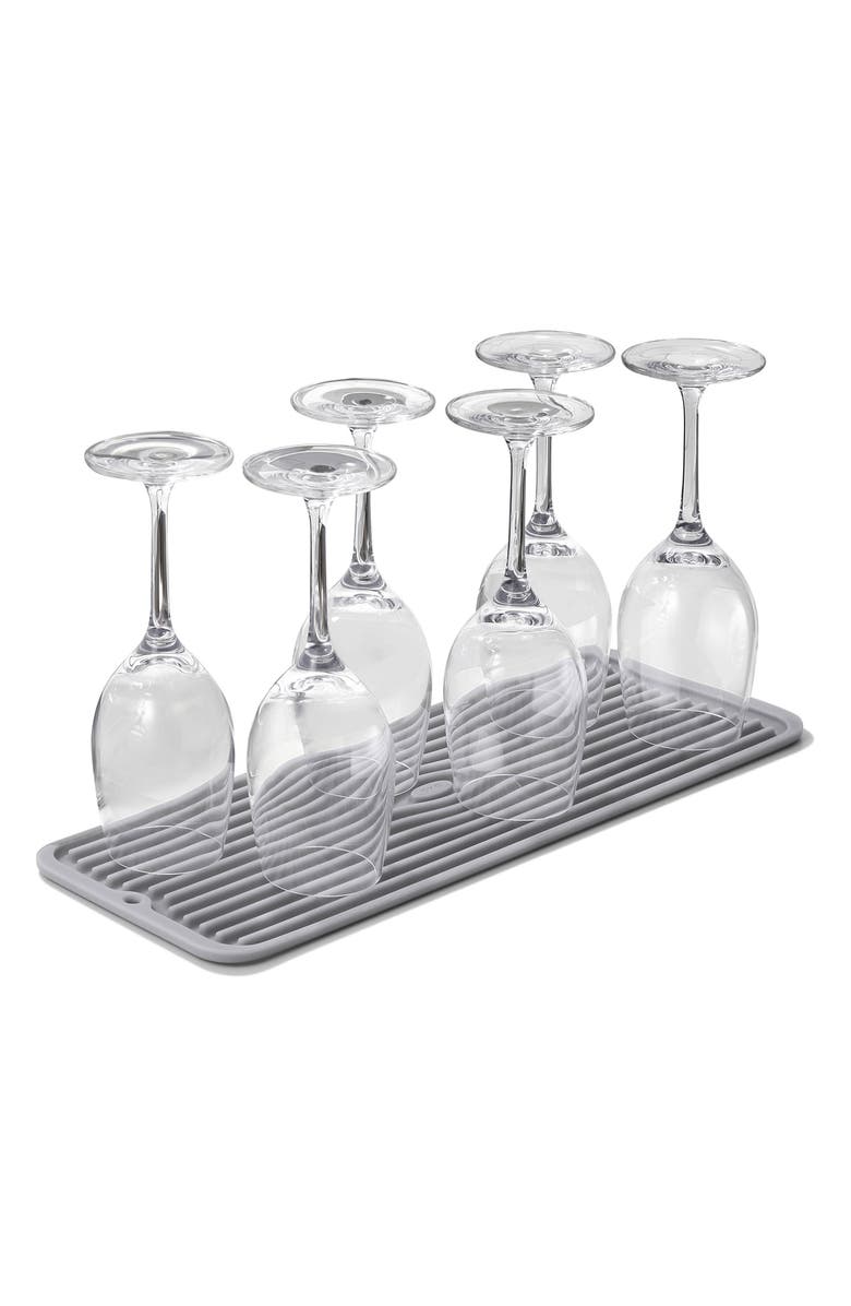 OXO Silicone Wine Glass Drying Mat, Alternate, color, 